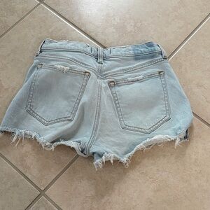 Abercrombie the Mom Short Light Blue Denim Women Shorts